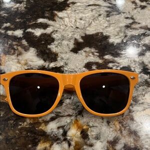 Veuve Clicquot Orange Sunglasses with Black Lenses